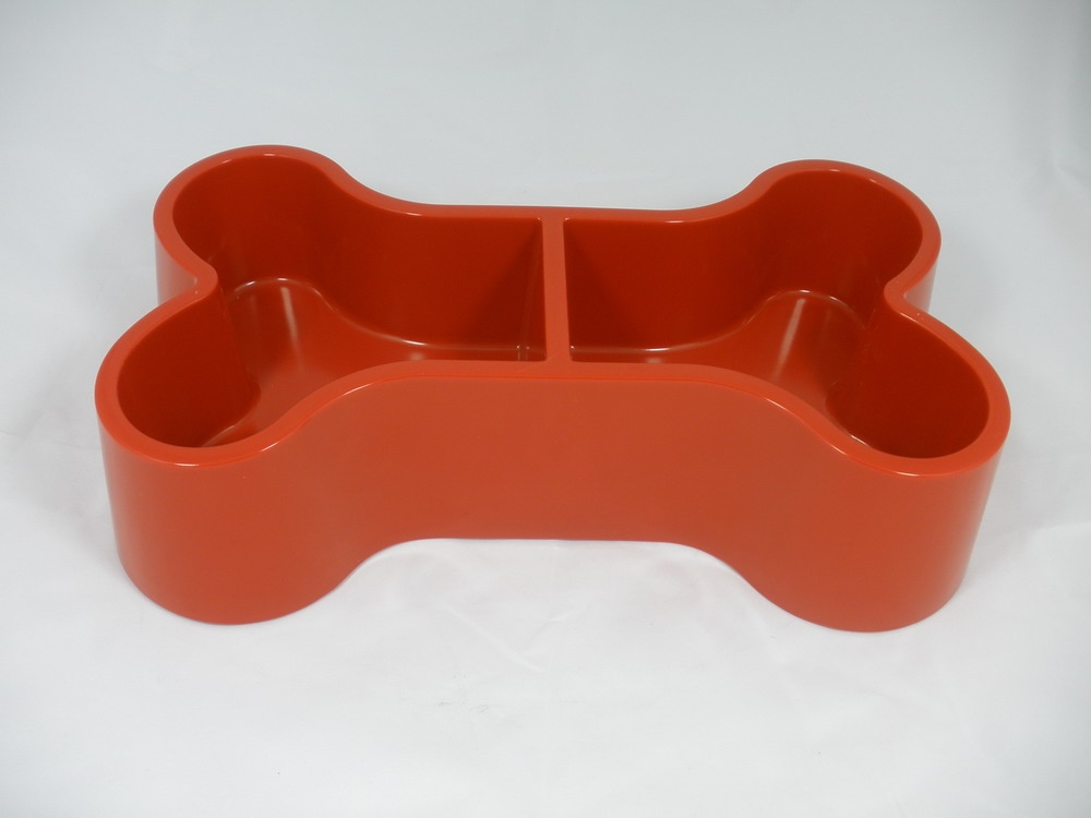 Bone Shape Dual Pet Bowls(PB 1908)