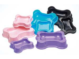 Plastic Bone Shape Pet Bowl(PB 1907)