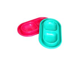 Ant Free Dual Plastic Pet Bowls(PB 1013)