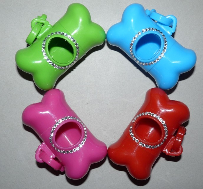 Rhinestone Pet Waste Bag Dispenser(PT 0492)