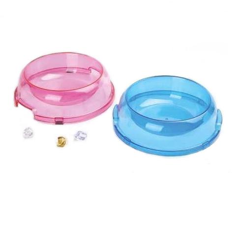 Transparent Plastic Round Pet Bowl(PB 1427)