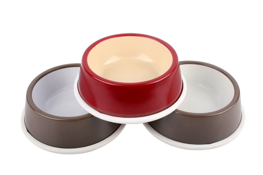 Newest Melamine Dual-color Dog Bowls(PB 2512)