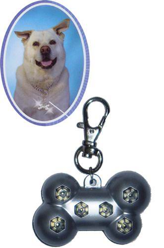 Blinking Pet Tag with 6 LED Lights(FT 0872)