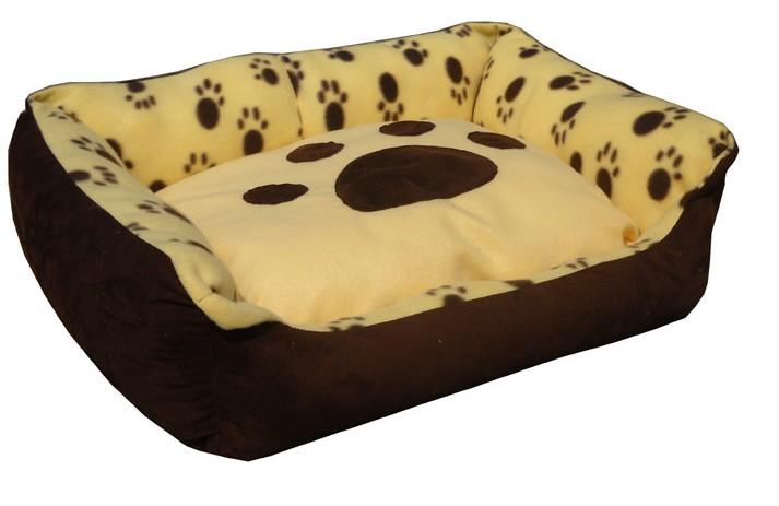 Square Patch Paw Pet Bed(PBD 1609)
