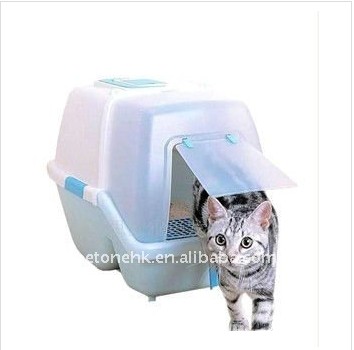 Non-slip Cat Toilet with Cover (CTS-101 )