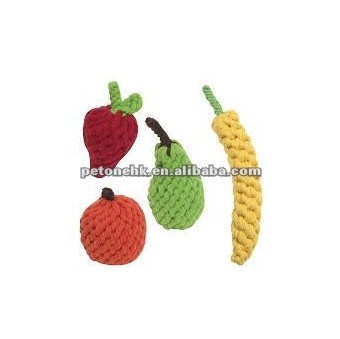 Rope Fruit Crew Pet Cotton Toys (PCT 1043 )