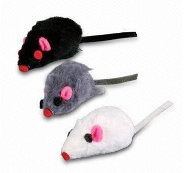 6-pack Plush Catnip Mouse Cat Toy (PT 0751 )