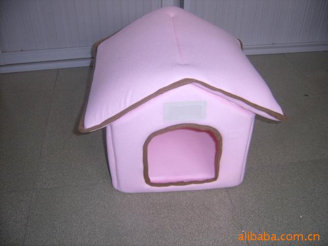 Pet House,Pink Doggy Bed House,Pet Bed(PBD 1624)