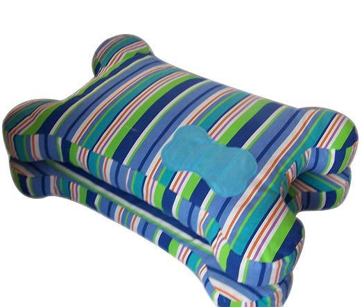 Stripe Bone Shaped Pet Bed/Dog Bed(PBD 1620)