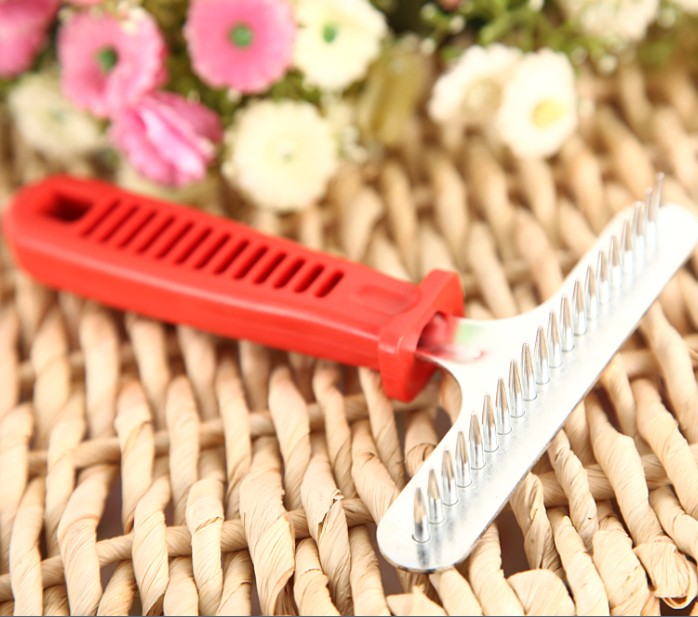 Pet Dog Grooming Tool Short Hair Brush Cat Rake Comb(PGT 6016)