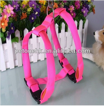 flashing dog led harness