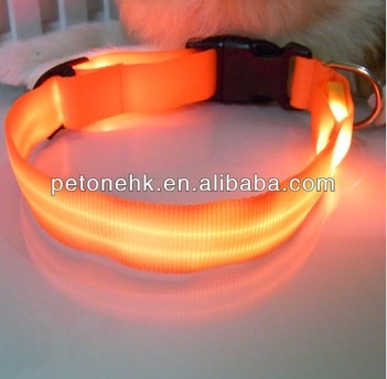 top grade led flashing light dog collar