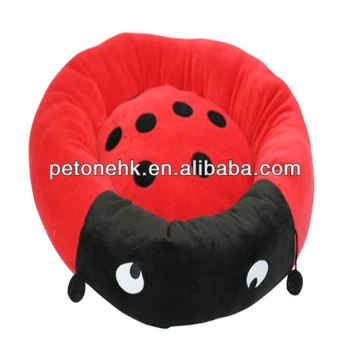 super plush animal shaped pet bed