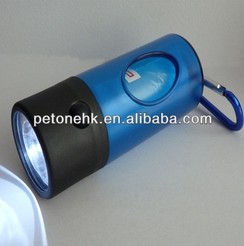 led dispenser & wasting plastic bags