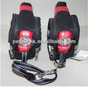 black retractable double dog leashes