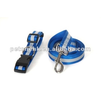 Reflective Pet dog collar leash