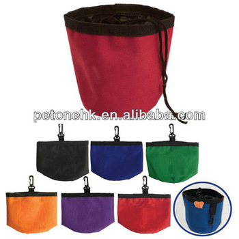 red pet bag for travelling