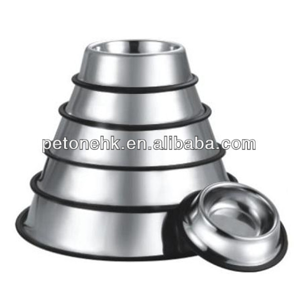 pet stainless steel dog water bowls