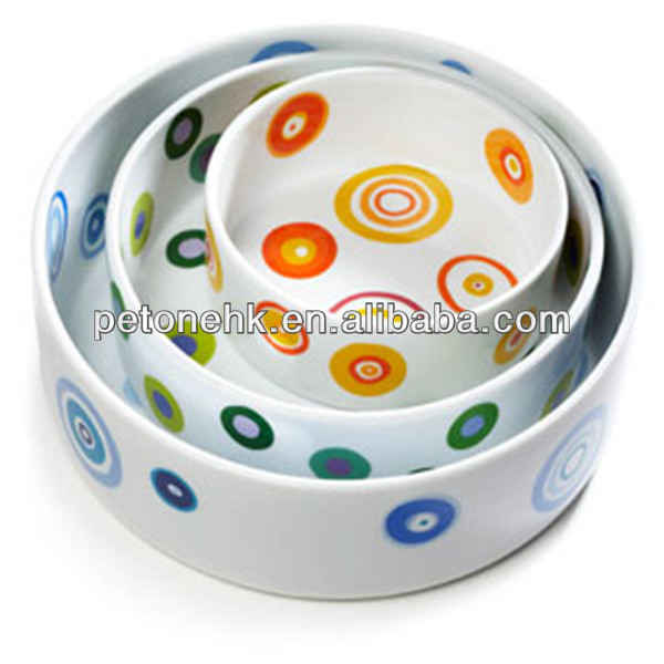 melamine dog bowl feeder