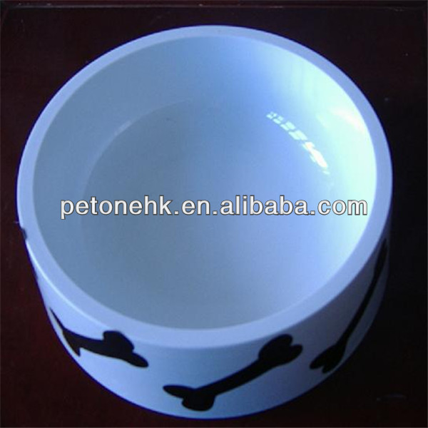 dog white cheap melamine bowls