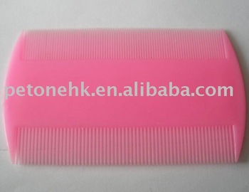 Mini Plastic Double Side Pet Lice Comb