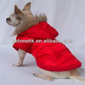 red heated dog clothes
