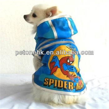 fashion pet dog raincoat